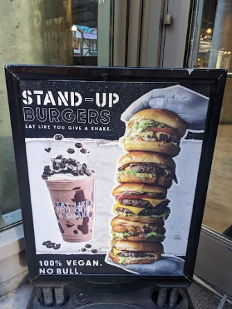 Vegan Food At Stand-Up Burgers - Wells In Chicago