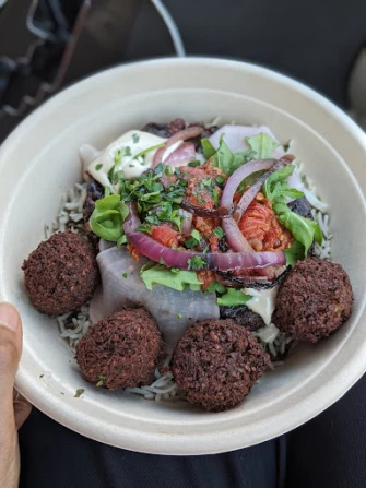 Vegan Food At Shouk - Union Market In Washington
