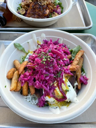 Vegan Food At Shouk - Union Market In Washington