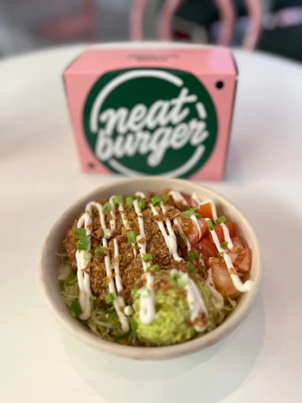 Vegan Food At Neat Burger - Dubai Mall In Dubai