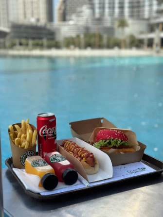 Vegan Food At Vegan Burger - Dubai Mall In Dubai