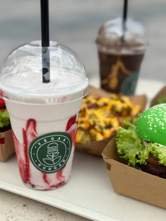 Vegan Food At Vegan Burger - Dubai Mall In Dubai