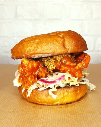 Vegan Food At Kitsune Burgers In Brussels