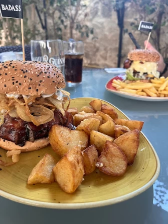 Veg Food At Badass Burgers In Sliema