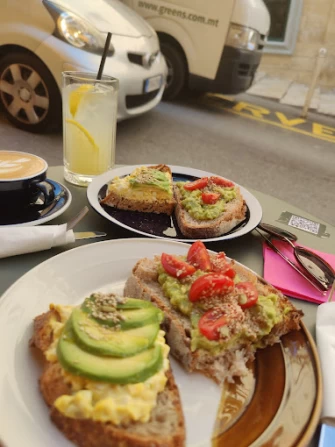 Veg Food At Caffé Berry In Valletta