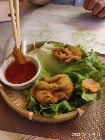 Veg Food At Taste of Vietnam In Birgu