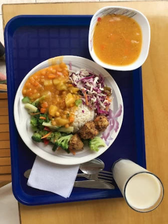 vegetarian Food At Good Affinity In Cuenca