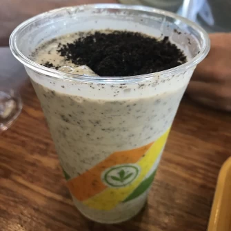 Cookies and cream shake