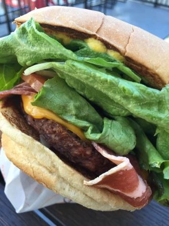 Bacon cheese burger