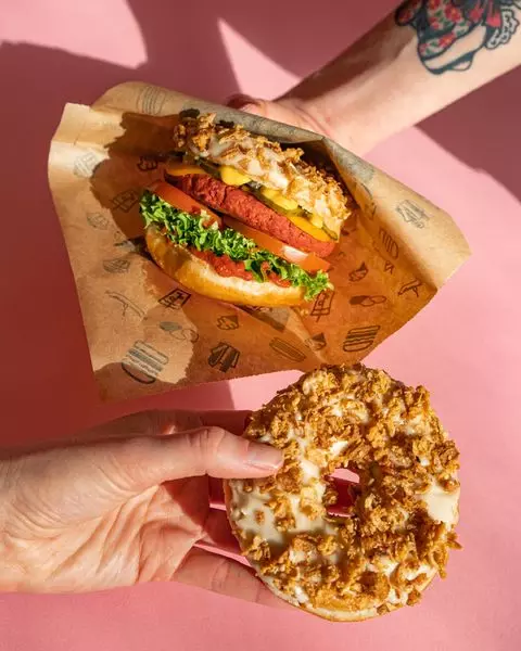 Burger At Brammibal's Donuts - Maybachufer In Berlin