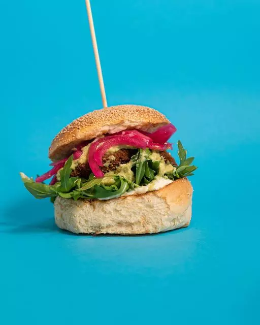 Burger At Lia's Kitchen In Berlin