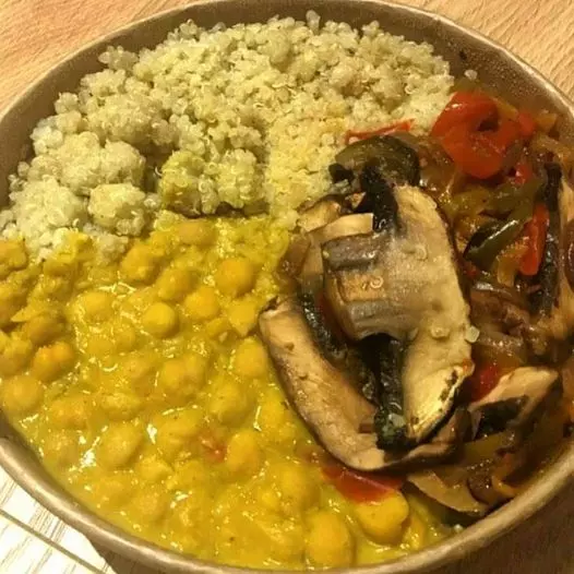 Chickpea Curry Meal At Eat Of Eden - Clapham Park In London