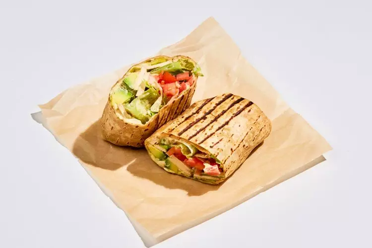 Hummus Avocado Wrap At NuLeaf In New York City