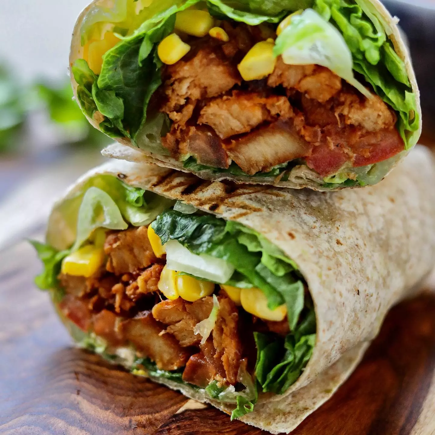 Southwest Chicken Wrap At NuLeaf - Hell's Kitchen In New York City