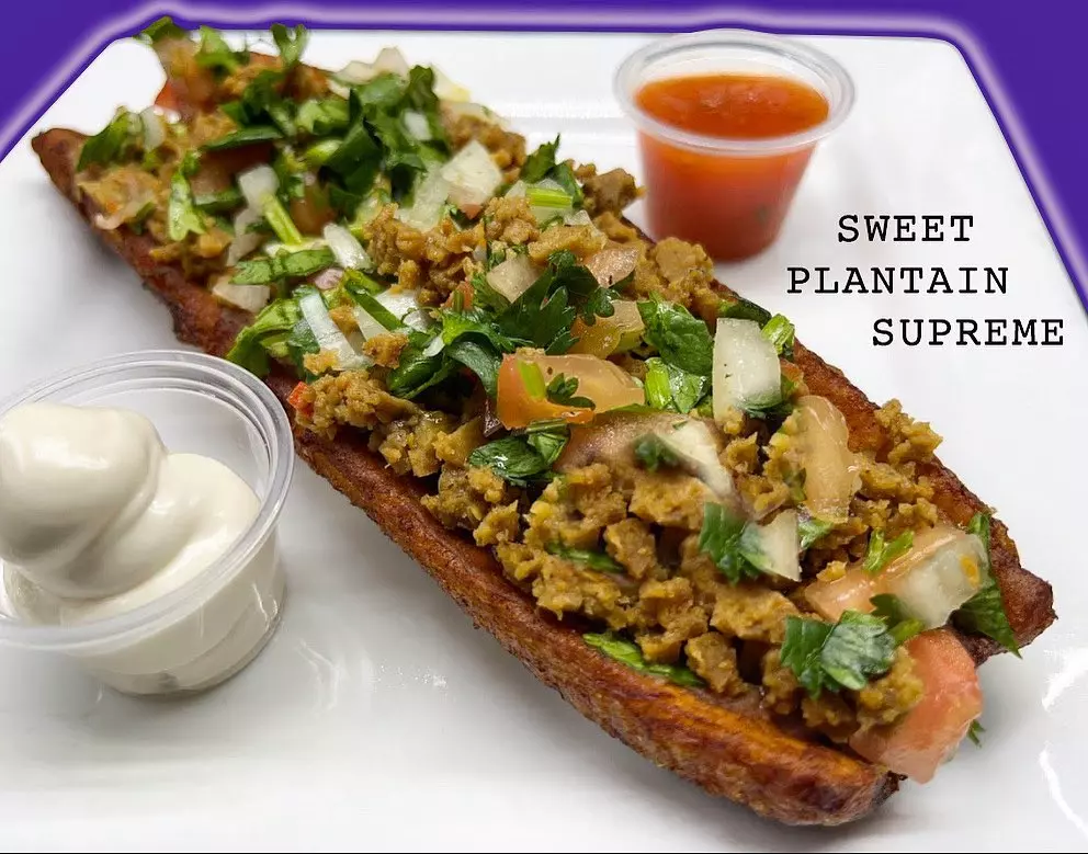 Sweet plantian Suprene At VSpot Express In New York City
