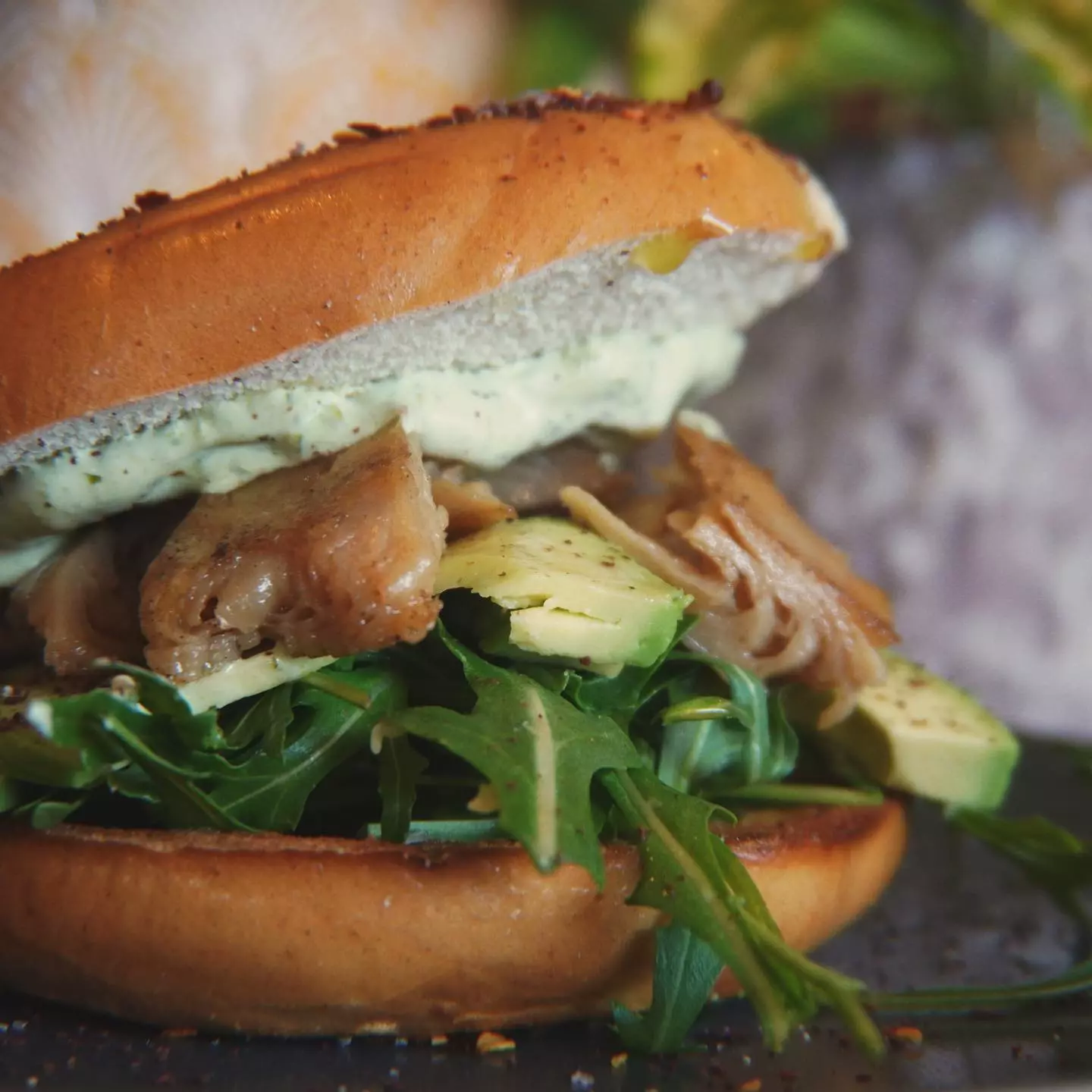 Vegan Burger At Hyde Park Book Club In Leeds