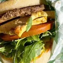 Burger At Early Bird Vegan In Phoenix