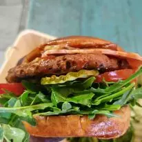 Burger At Early Bird Vegan In Phoenix