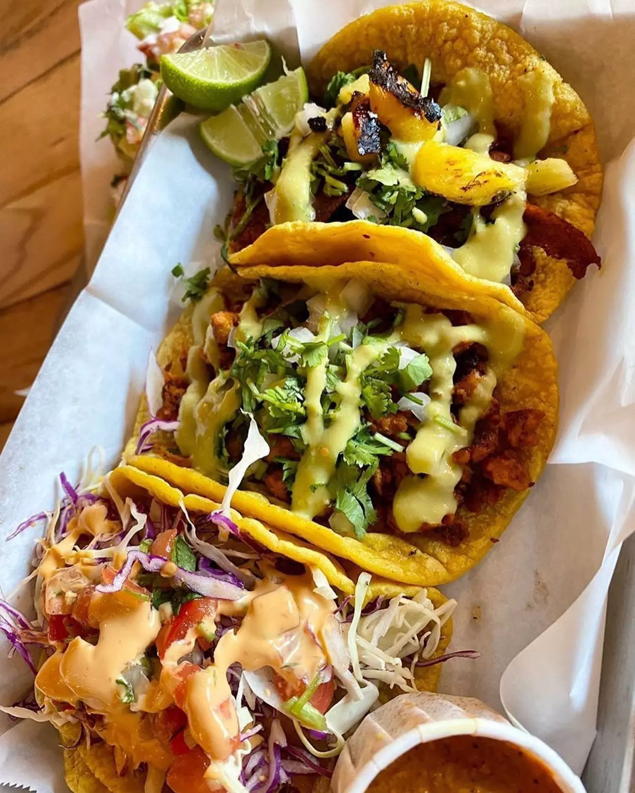 Chorizo Tacos At Earth Plant Based In Phoenix